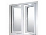 Ventana de aluminio con hoja abatible hacia el exterior 50B